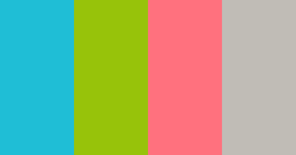 Download minty fresh color palette PNG image (landscape)