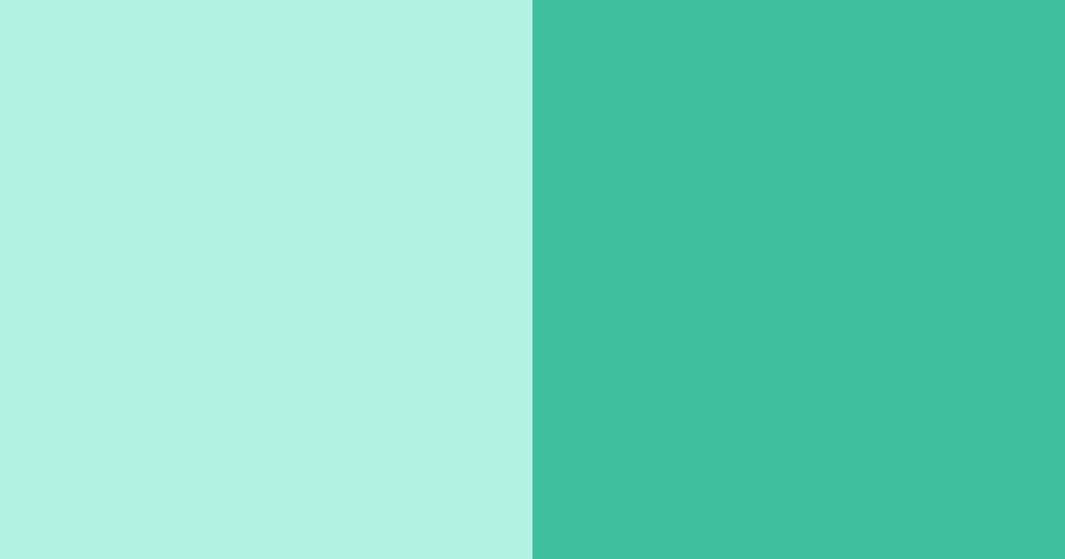 Download mint green dream color palette PNG image (landscape)