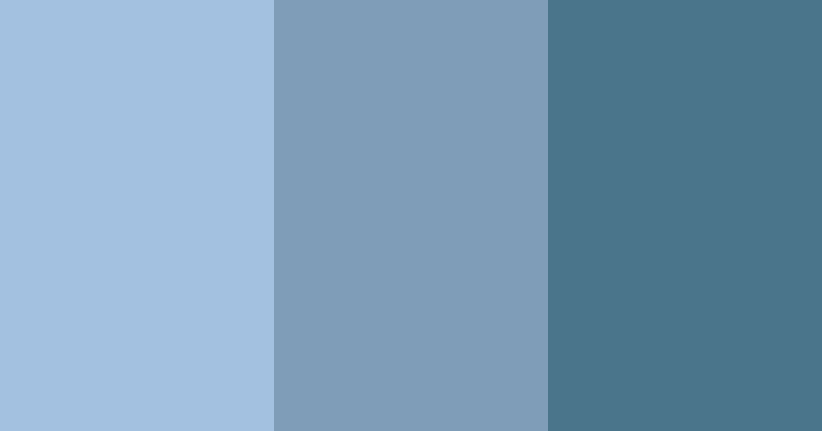 Download blue winter color palette PNG image (landscape)