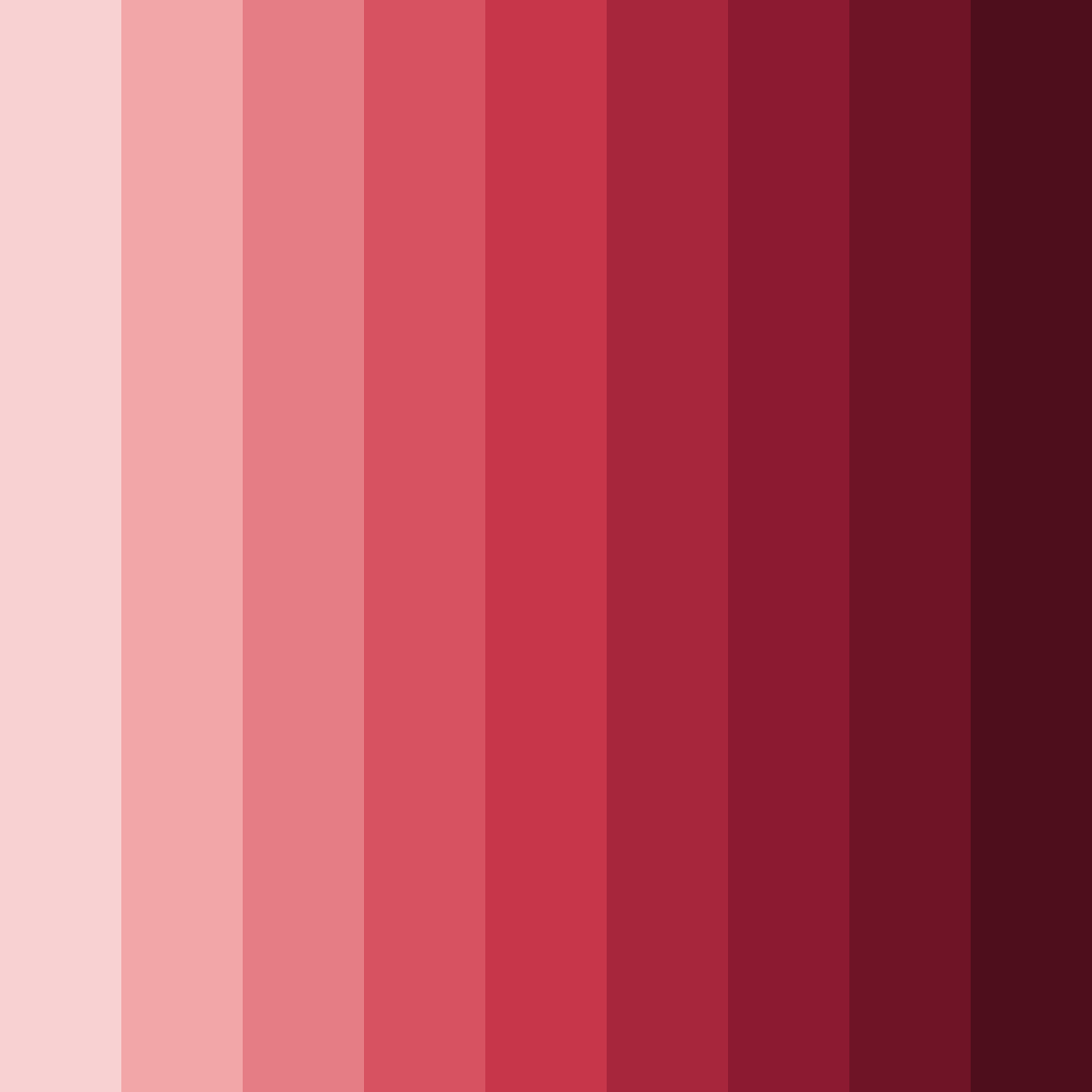 Download crimson bouquet color palette PNG image (square)