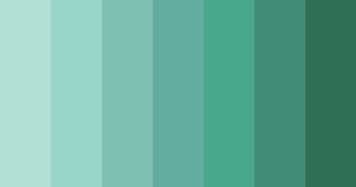 Download minted oasis color palette PNG image (landscape)