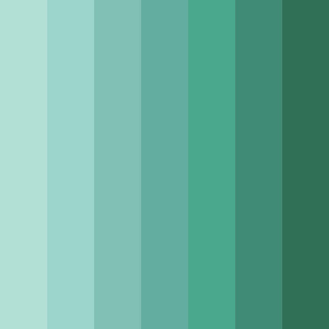 Download minted oasis color palette PNG image (square)