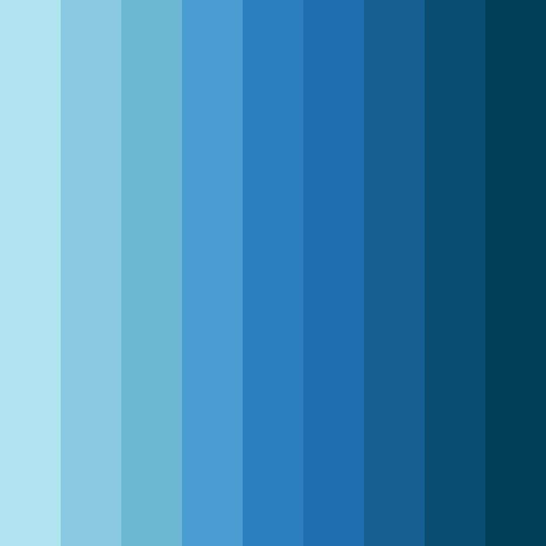 Download bright light blue color palette PNG image (square)