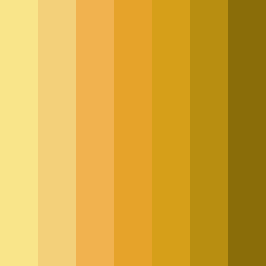 Download golden triumph color palette PNG image (square)