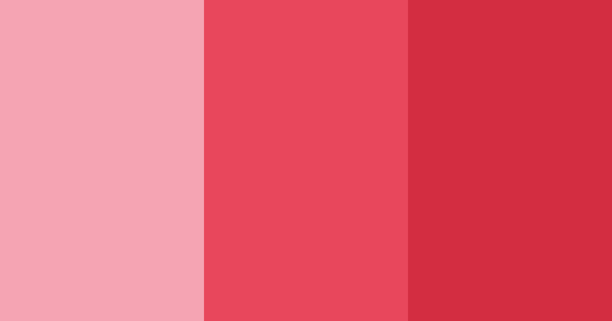 Download vibrant red color palette PNG image (landscape)