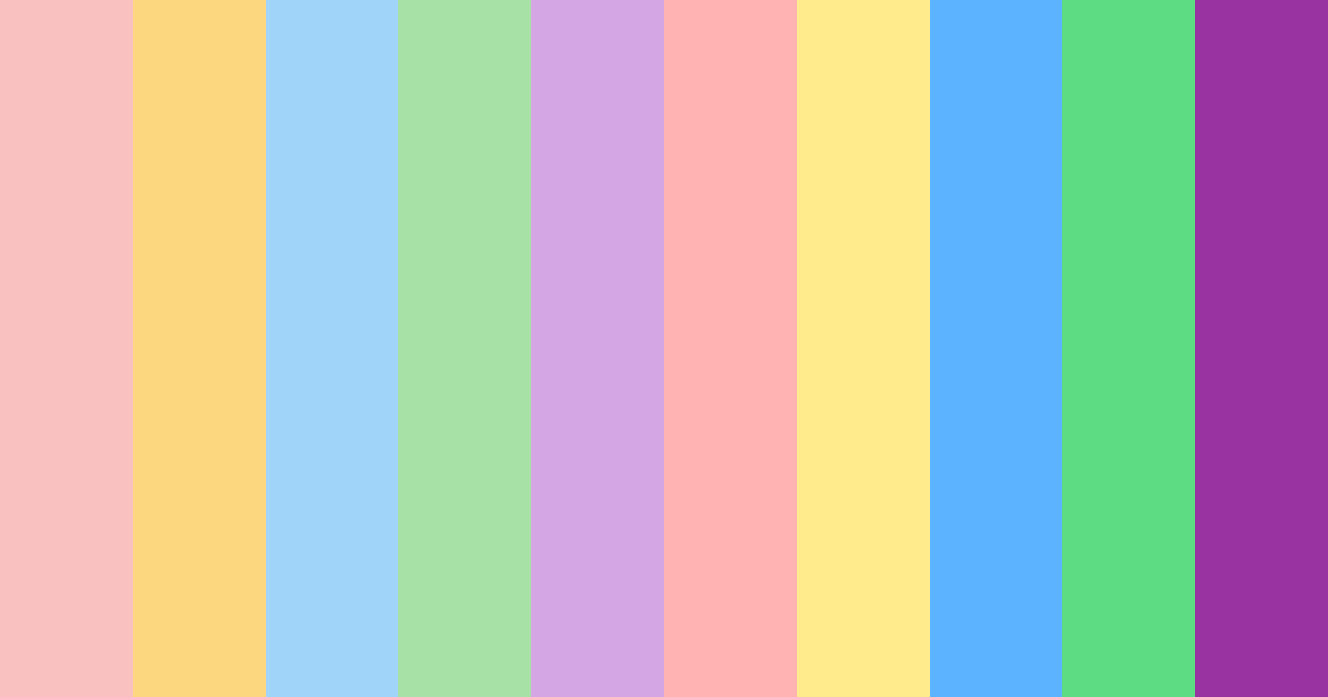 Download lively colors color palette PNG image (landscape)