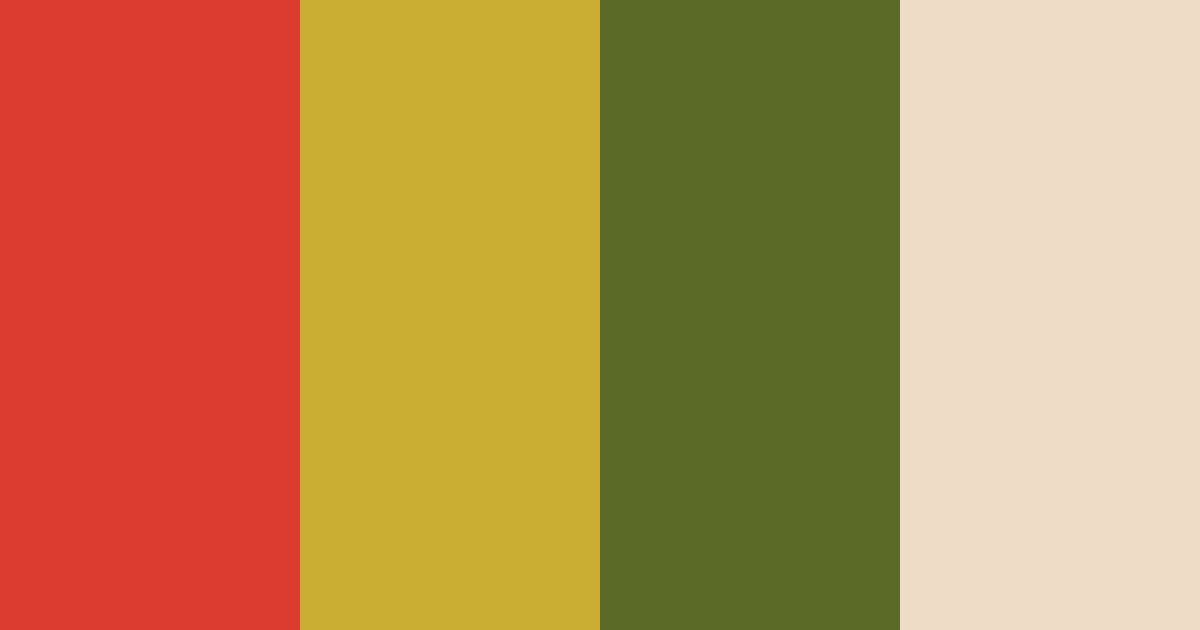 Download autumn harvest color palette PNG image (landscape)