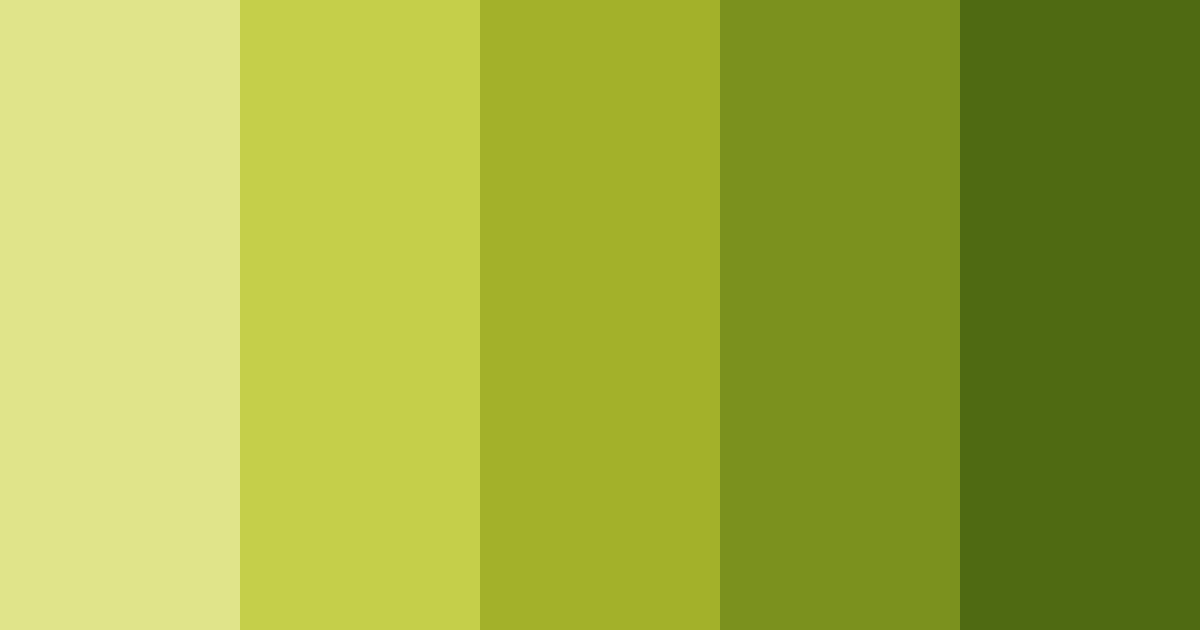 Download yellow shades color palette PNG image (landscape)