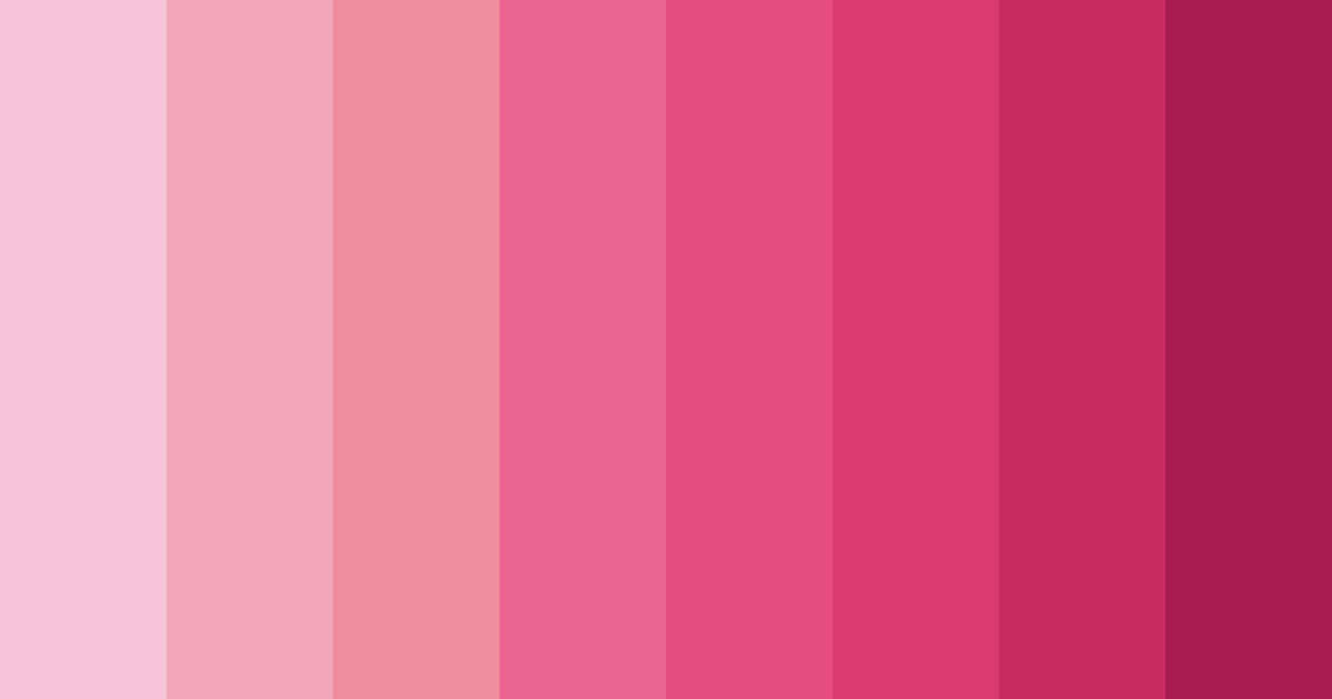 Download pink wave color palette PNG image (landscape)