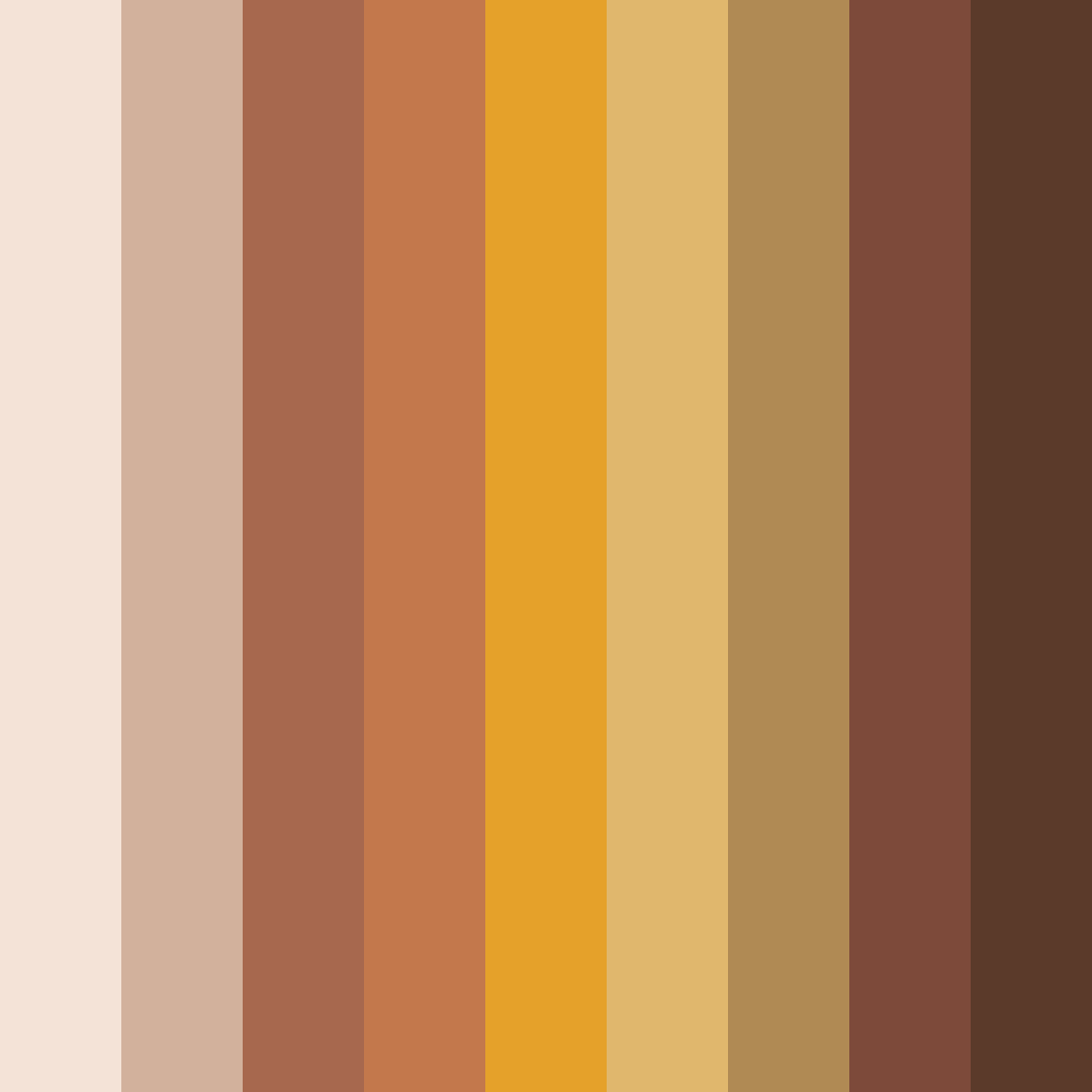 Download whiskered harmony color palette PNG image (square)