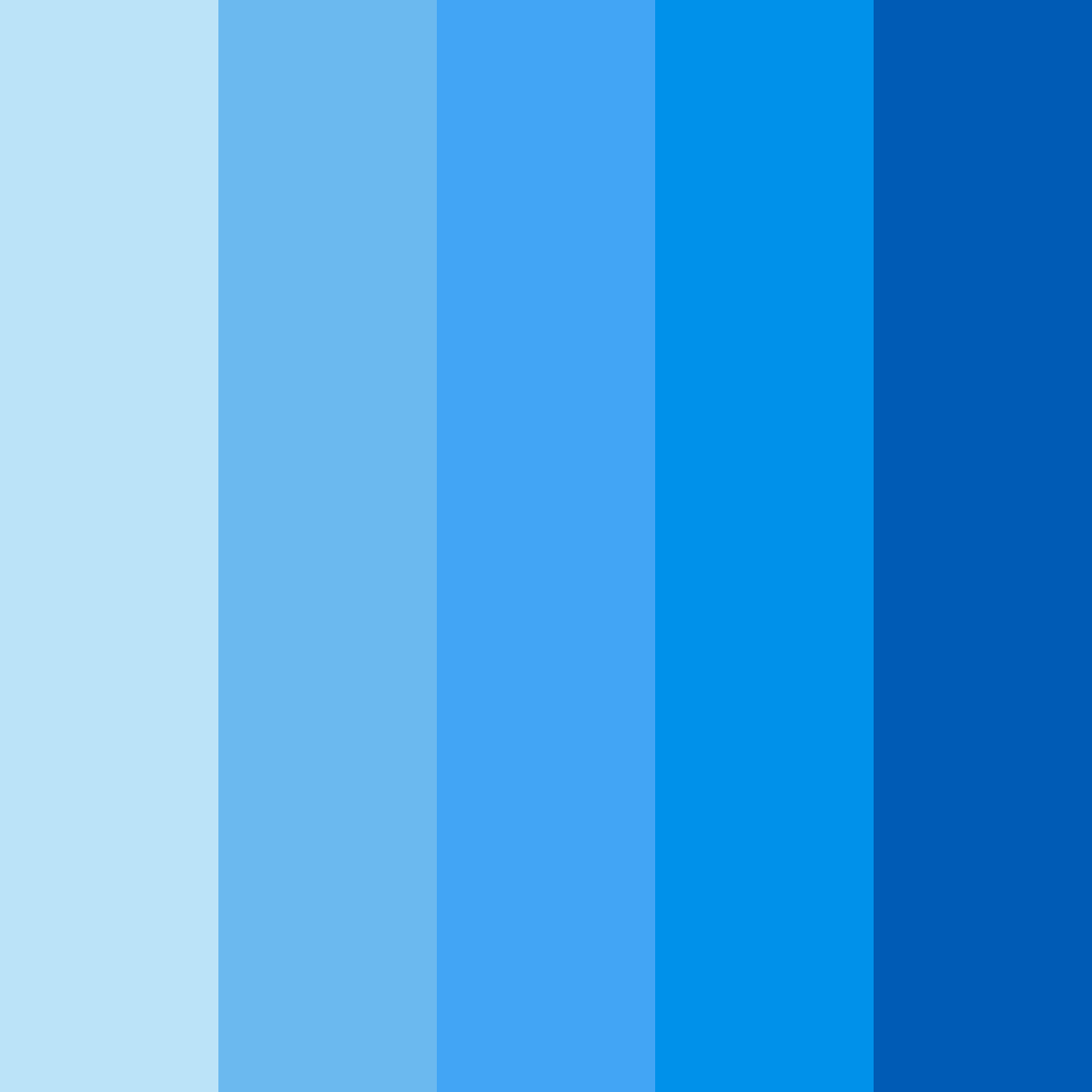 Download blue sky color palette PNG image (square)