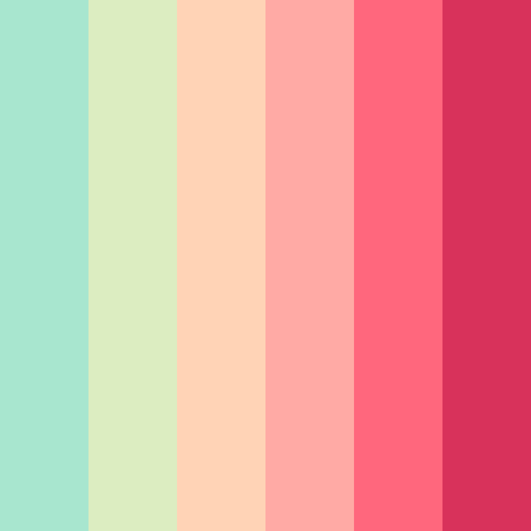 Download pink park color palette PNG image (square)