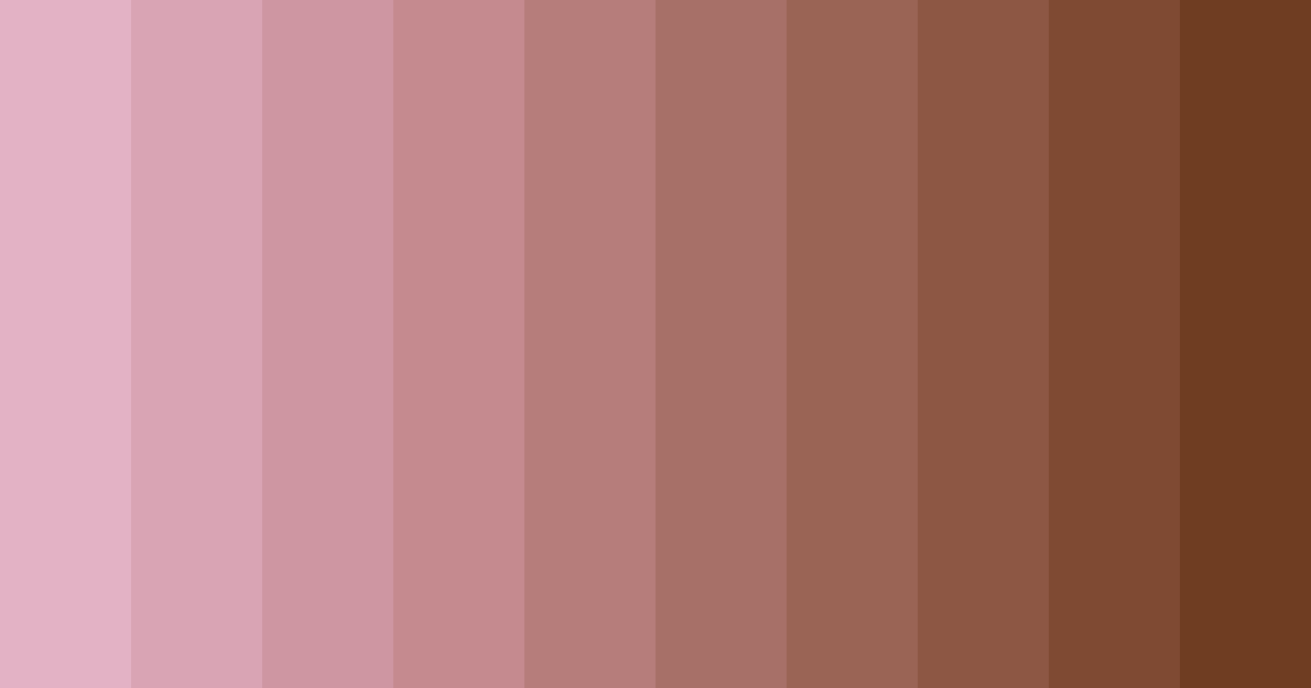 Download dusky rosewood color palette PNG image (landscape)