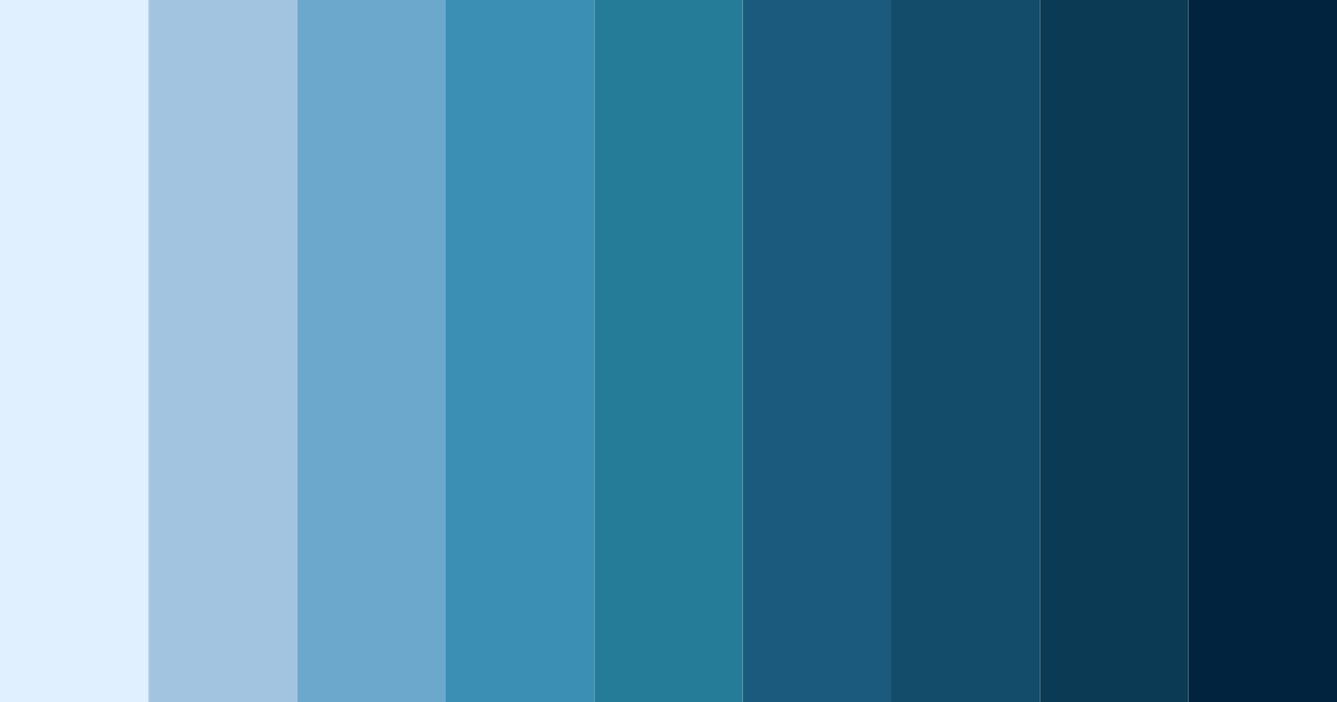 Download deep ocean whispers color palette PNG image (landscape)