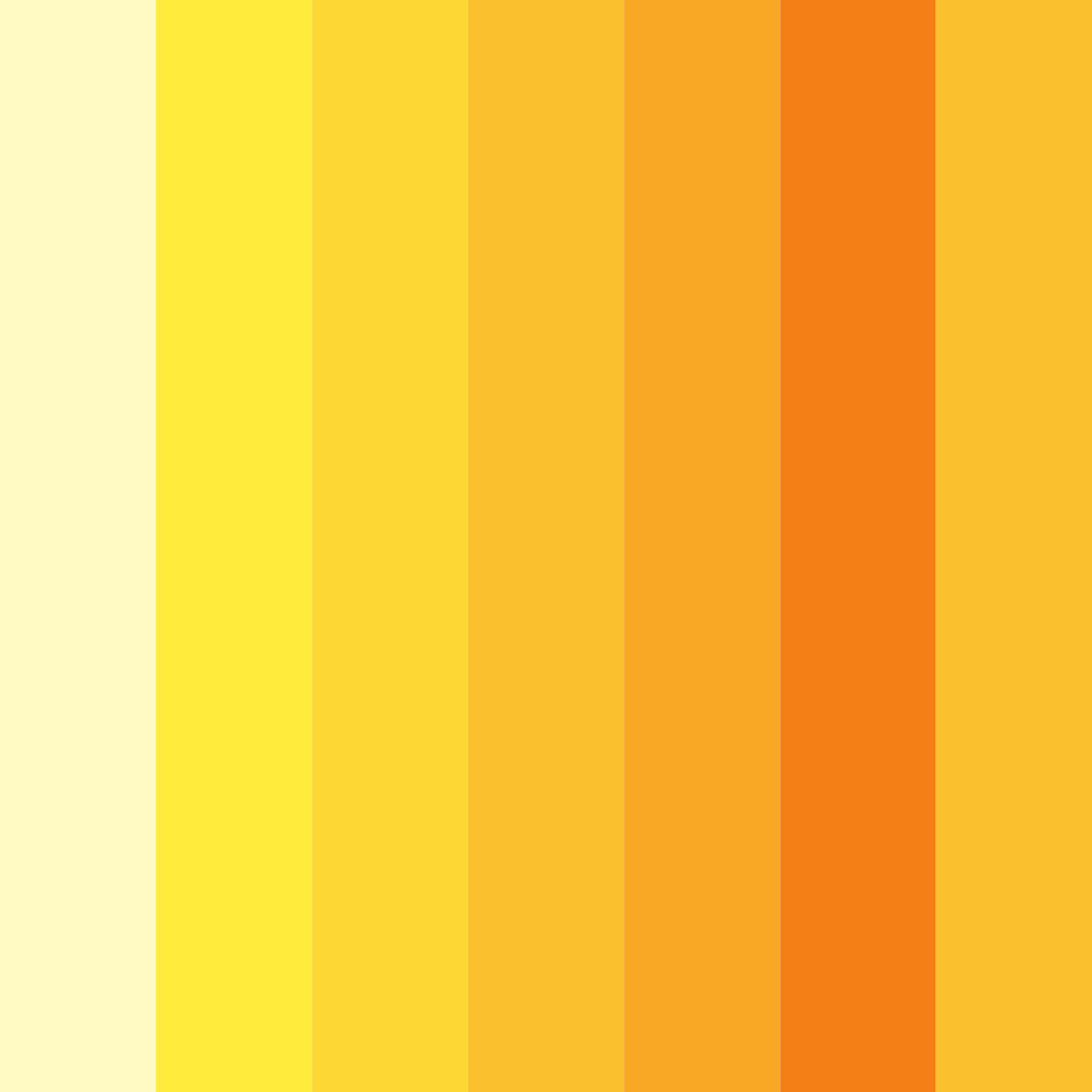 Download sunny citrus burst color palette PNG image (square)