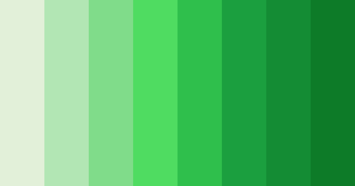 Download green spring color palette PNG image (landscape)