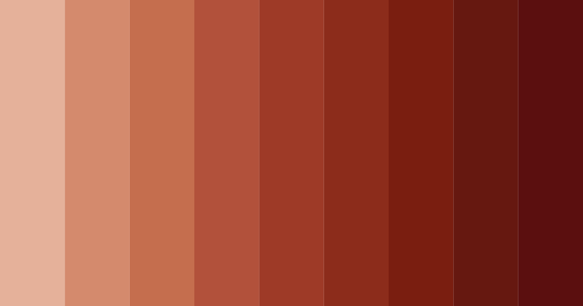 Download rustic ember color palette PNG image (landscape)