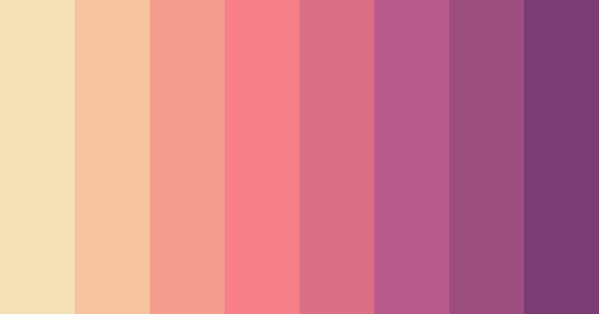 Download sunset whisper color palette PNG image (landscape)