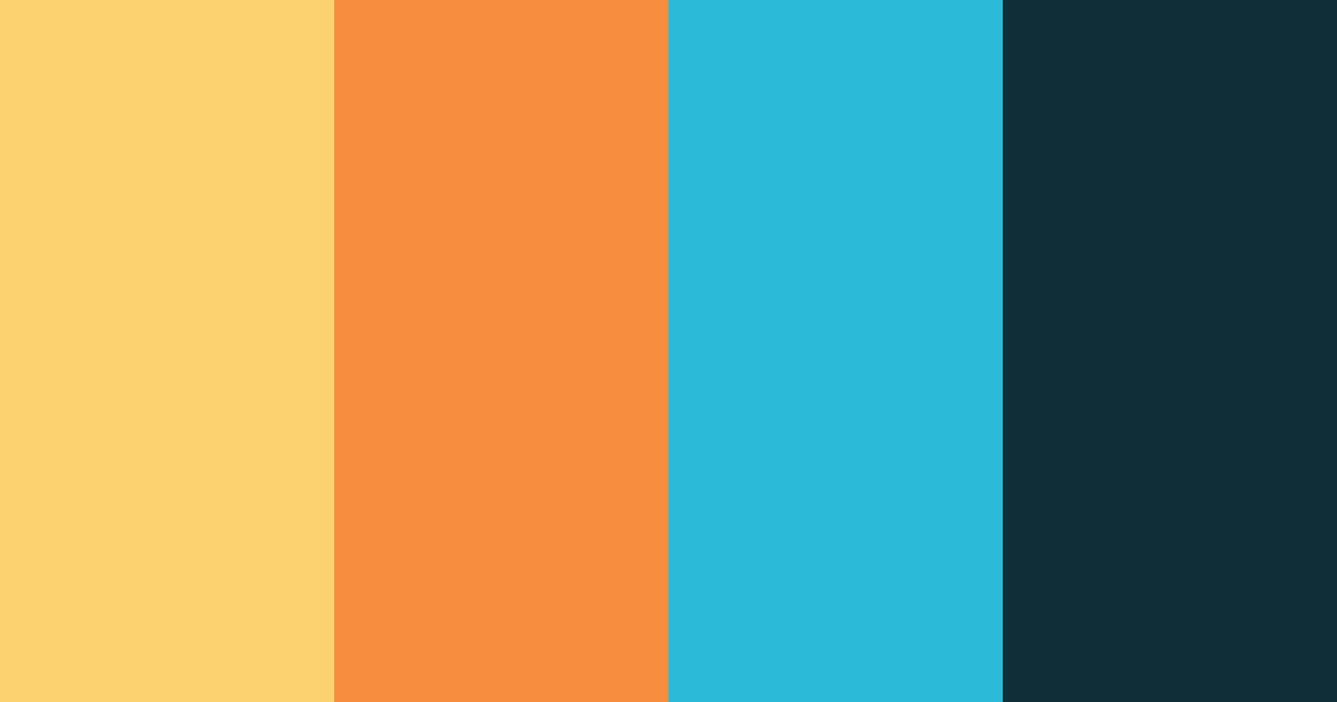 Download sunset oasis color palette PNG image (landscape)