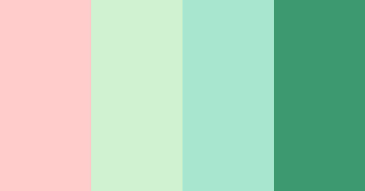 Download red and green harmony color palette PNG image (landscape)
