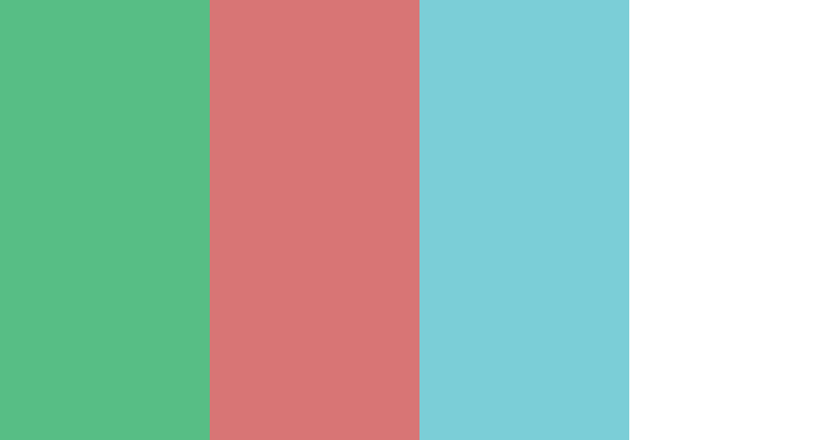 Download minty rose color palette PNG image (landscape)