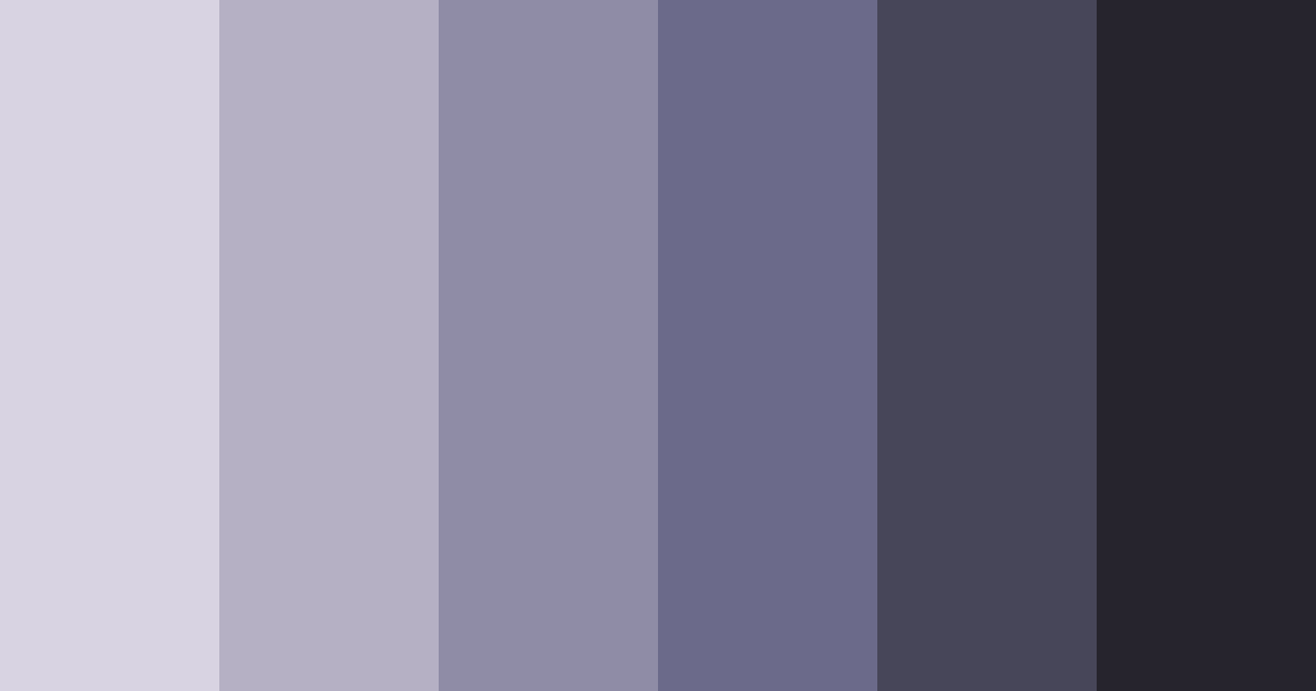 Download silver shadows color palette PNG image (landscape)