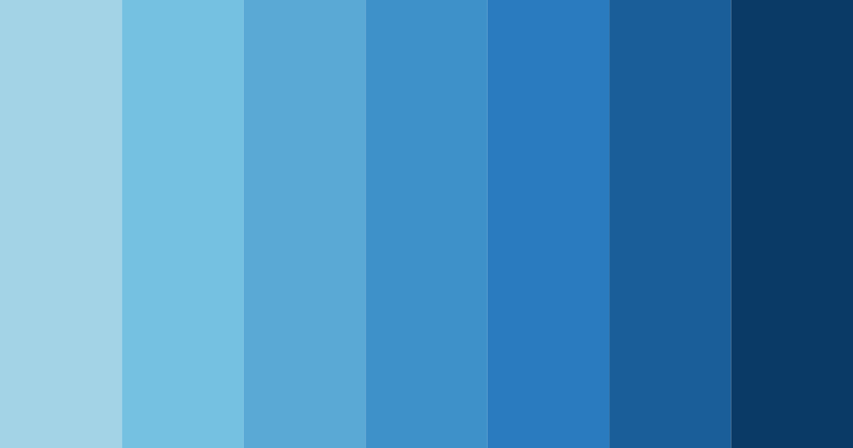 Download oceanic serenade color palette PNG image (landscape)