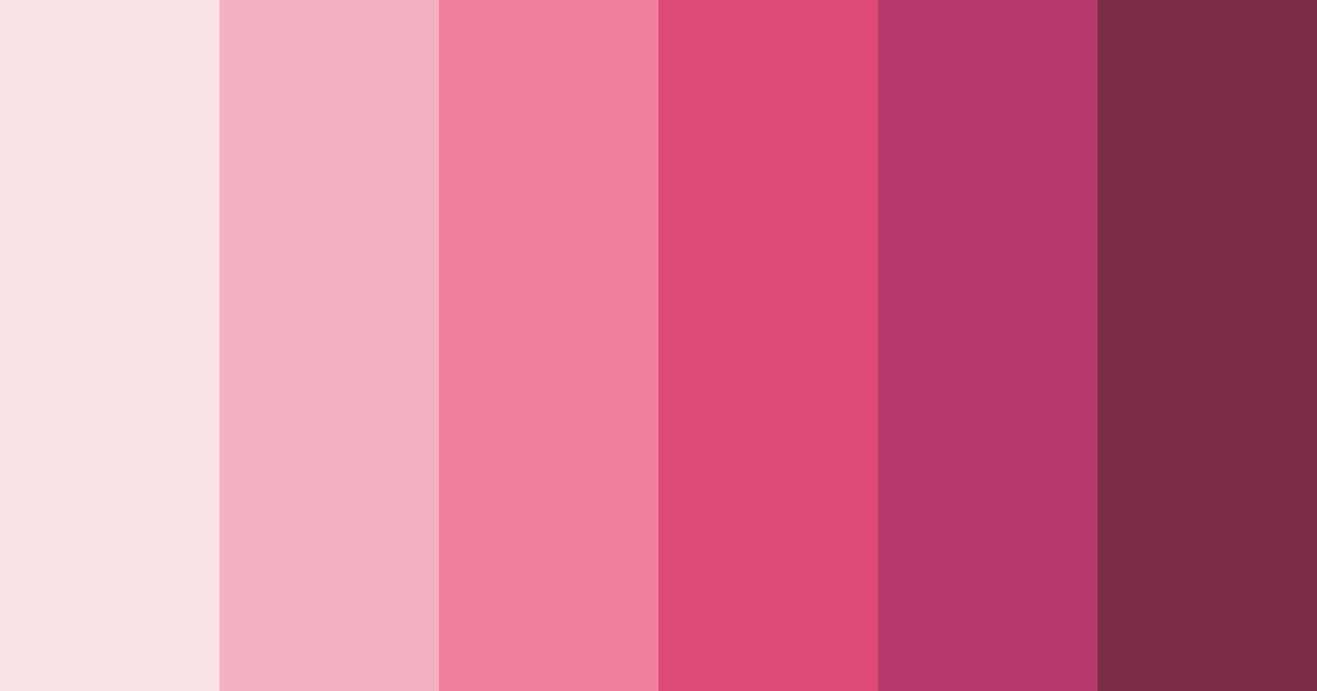 Download pink blossom color palette PNG image (landscape)