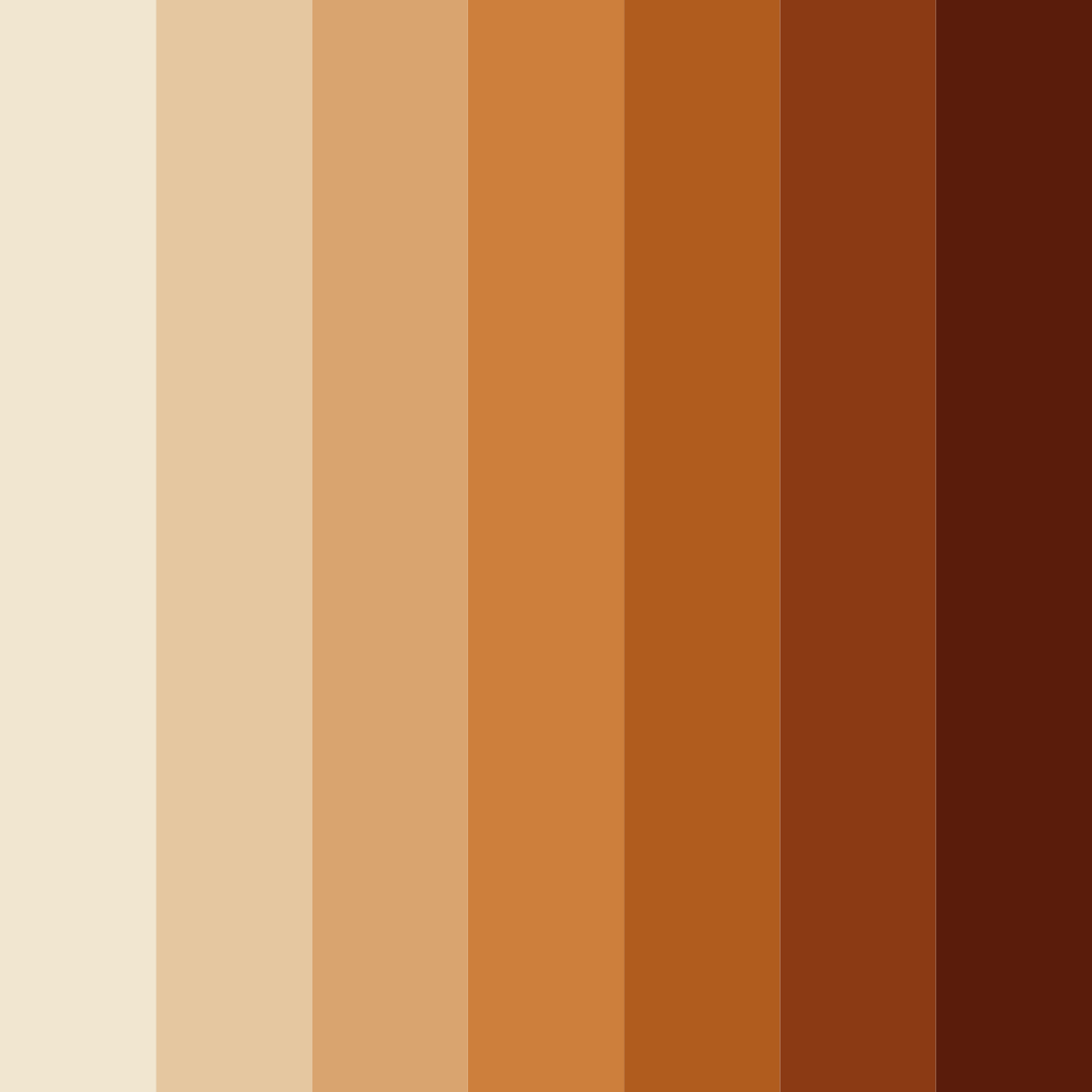 Download earthy elegance color palette PNG image (square)