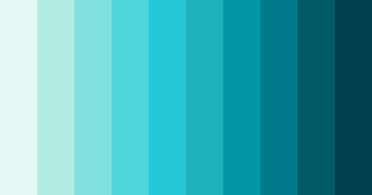 Download aqua pulse color palette PNG image (landscape)