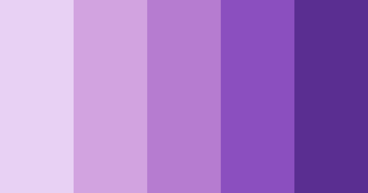 Download violet dreams color palette PNG image (landscape)