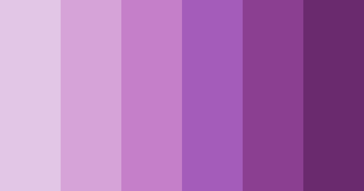 Download shades of purple color palette PNG image (landscape)