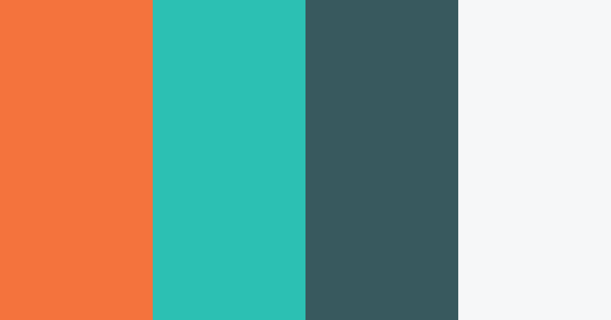 Download minty peach color palette PNG image (landscape)