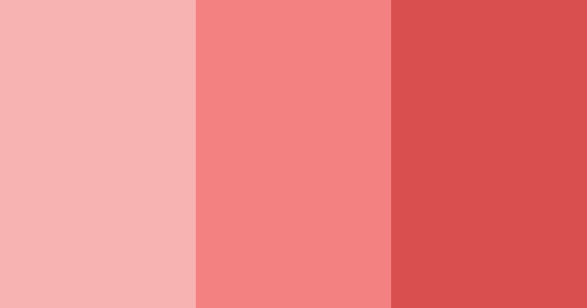Download soft red color palette PNG image (landscape)