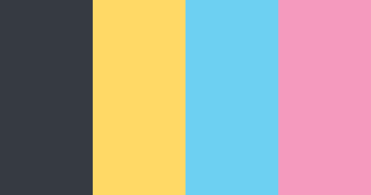 Download midnight sun color palette PNG image (landscape)