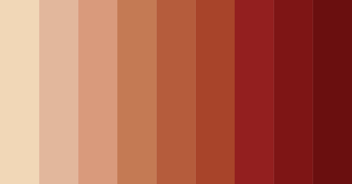 Download indian red color palette PNG image (landscape)