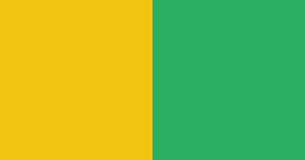 Download bright yellow green color palette PNG image (landscape)