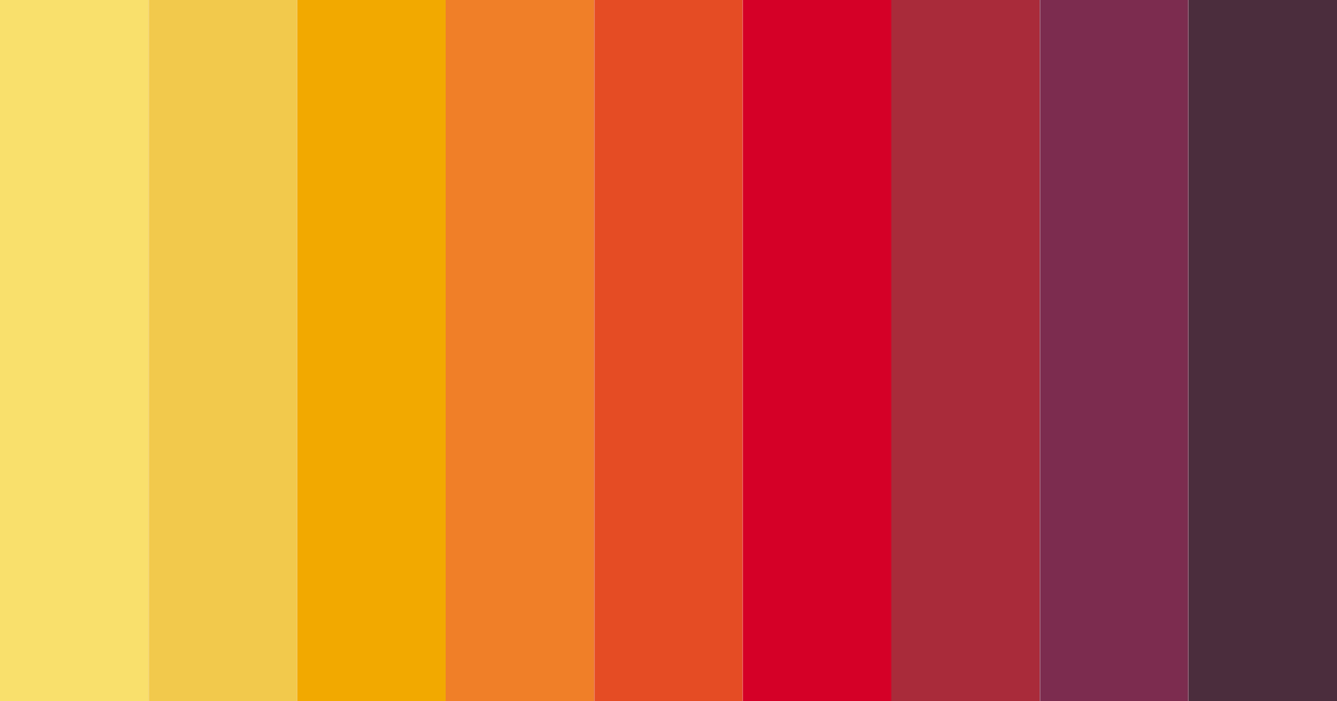 Download energetic yellow color palette PNG image (landscape)