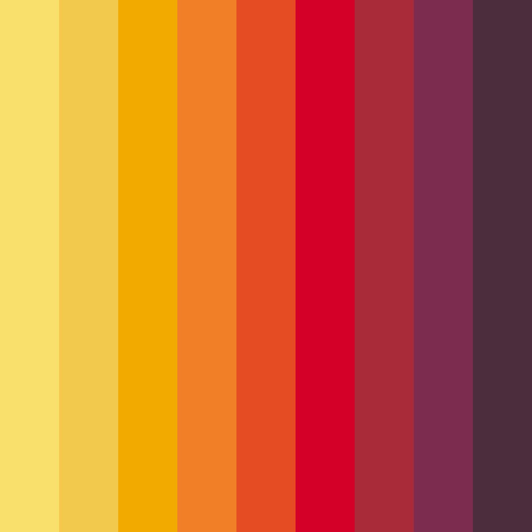 Download energetic yellow color palette PNG image (square)