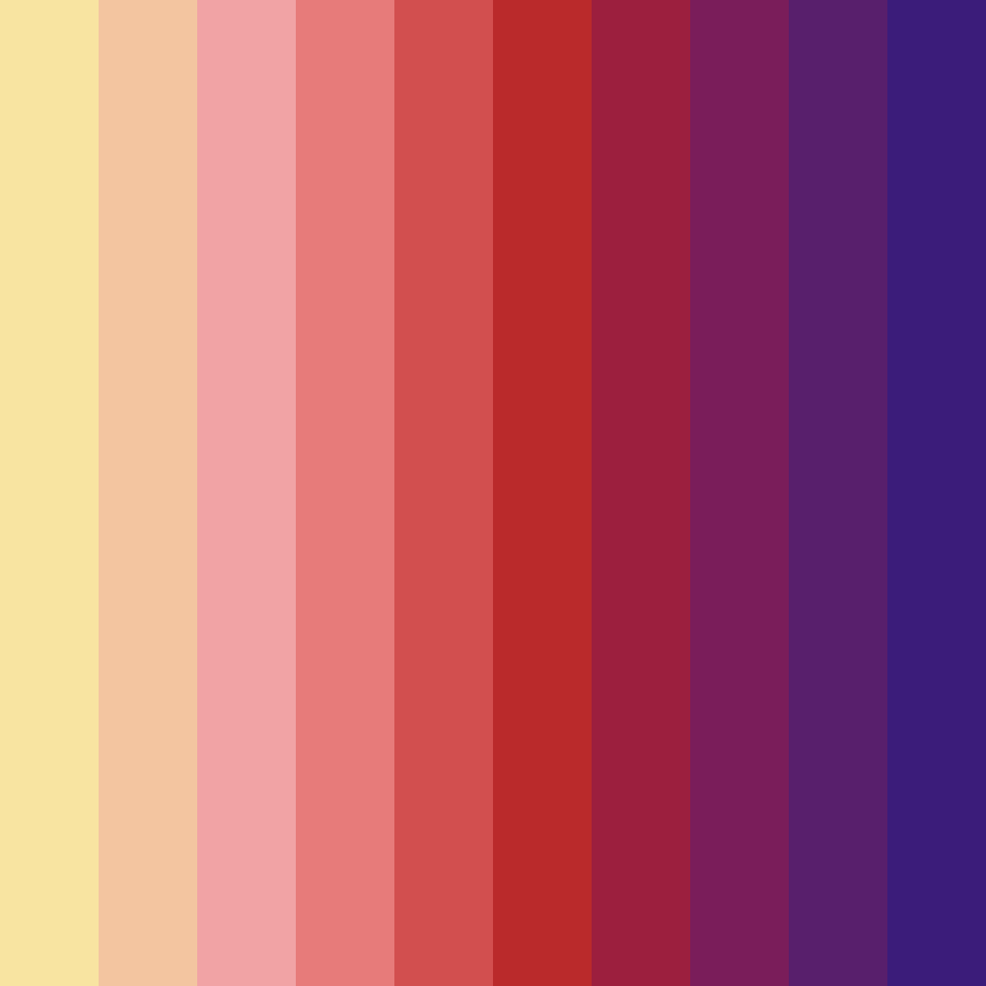Download sunset sport serenade color palette PNG image (square)