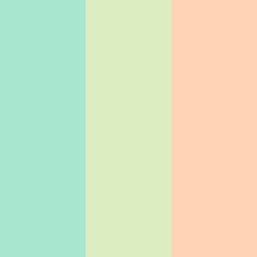 Download verdant serenity color palette PNG image (square)