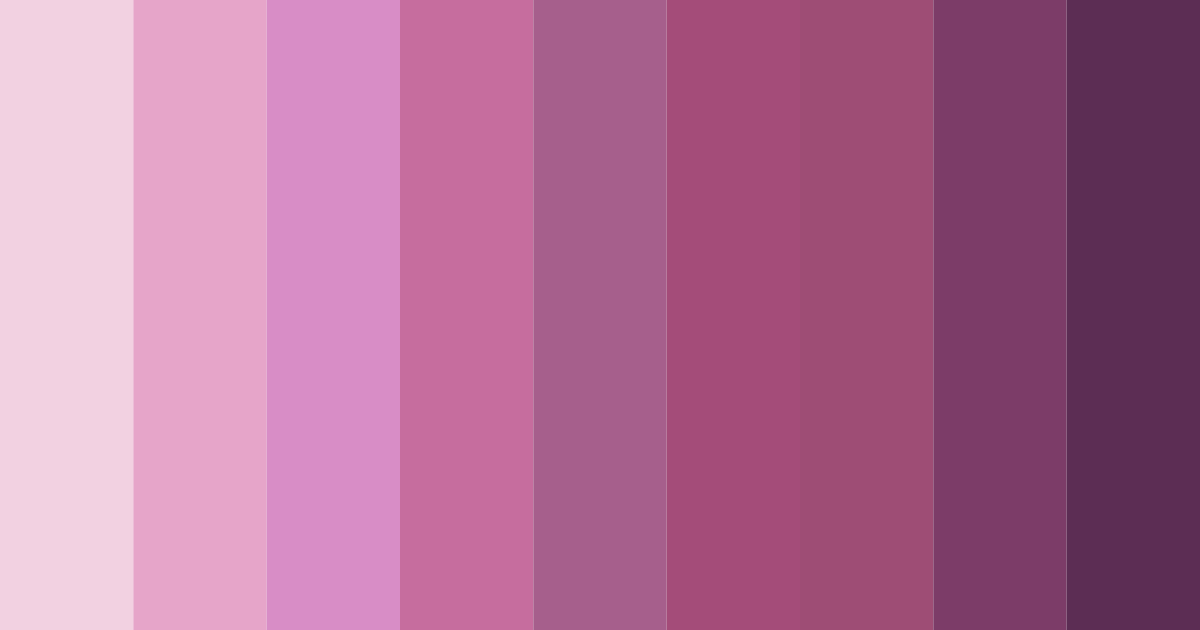 Download purple florals color palette PNG image (landscape)