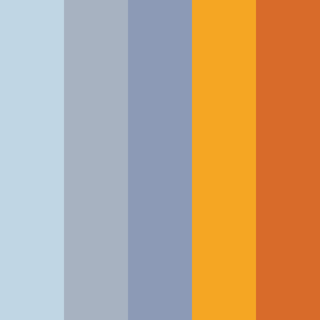 Download coastal ember color palette PNG image (square)