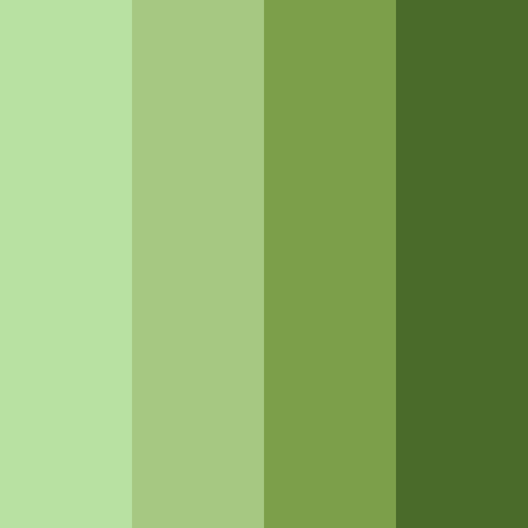 Download lush meadow whisper color palette PNG image (square)
