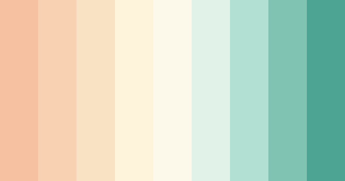 Download soft green color palette PNG image (landscape)