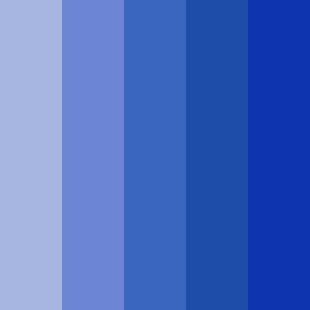 Download blue horizon dreamscape color palette PNG image (square)