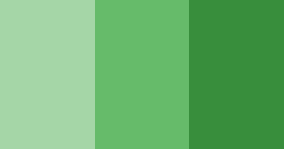 Download emerald harmony color palette PNG image (landscape)