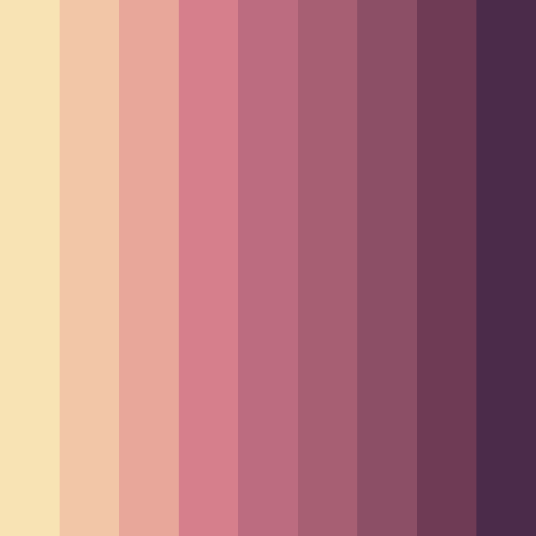 Download blossom reverie color palette PNG image (square)