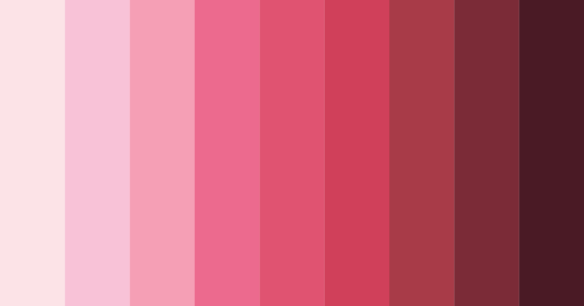 Download blushing elegance color palette PNG image (landscape)