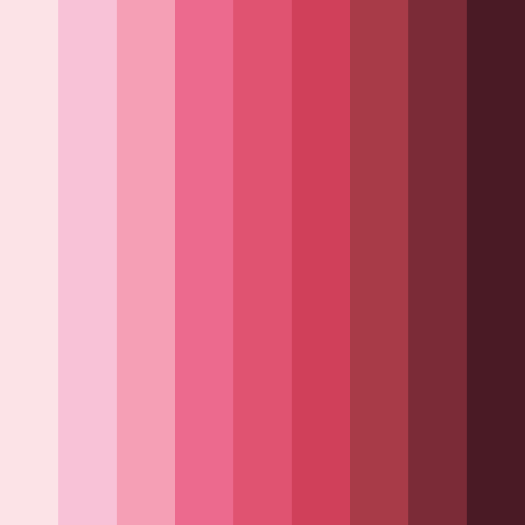 Download blushing elegance color palette PNG image (square)